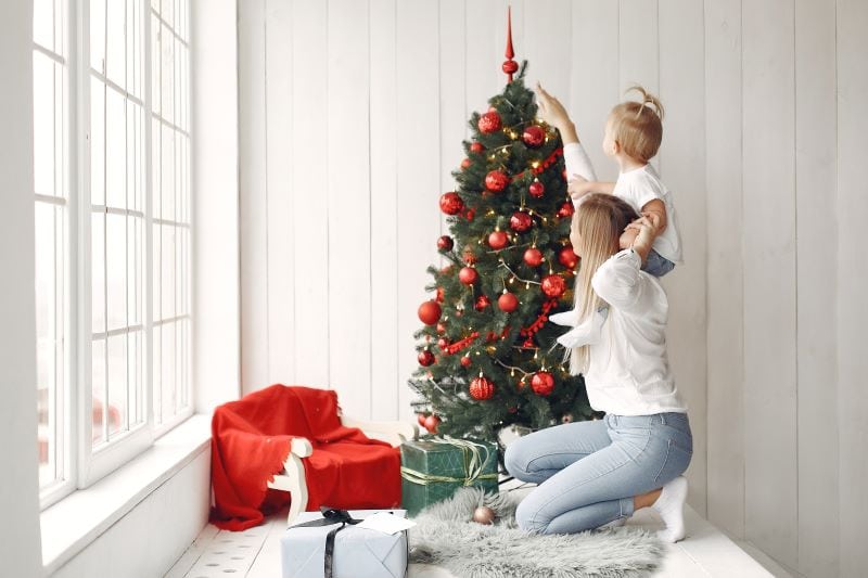 Taking Decorating to the Next Level with a Stunning, Life-Size Artificial Christmas Tree